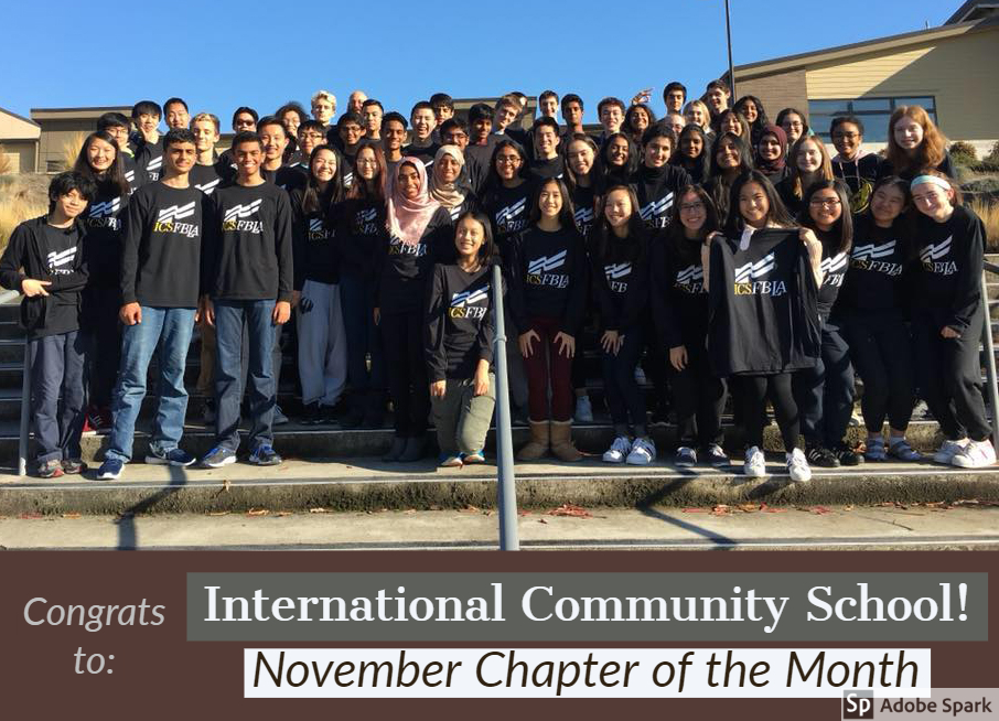 International Community School - November Chapter of the Month